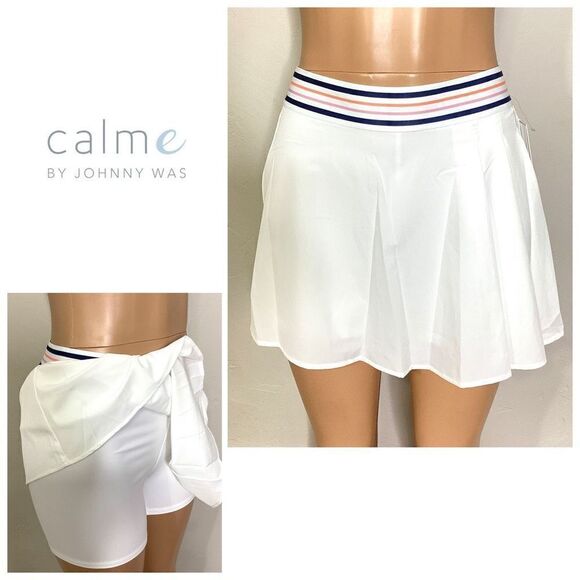 New. Calme by Johnny Was tennis skirt. Large. Retails $98 - Picture 1 of 9